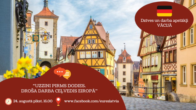 EURES tiešsaistes raidījums “Uzzini, pirms dodies. Droša darba ceļvedis Eiropā” 