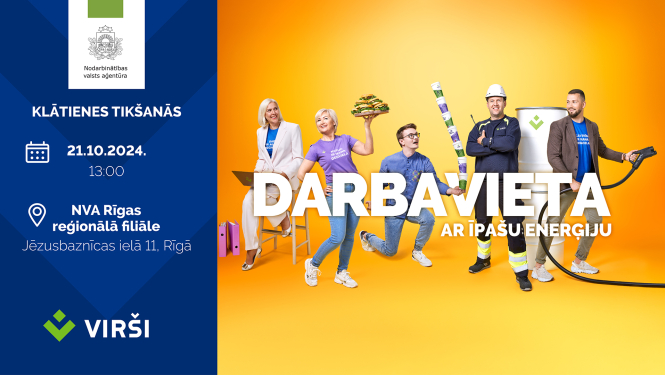 Klātienes tikšanās Rīgā par darba un karjeras iespējām uzņēmumā AS “VIRŠI-A”