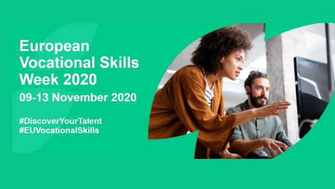 Teksts, foto: vīrietis un sieviete pie datora, darbs birojā 