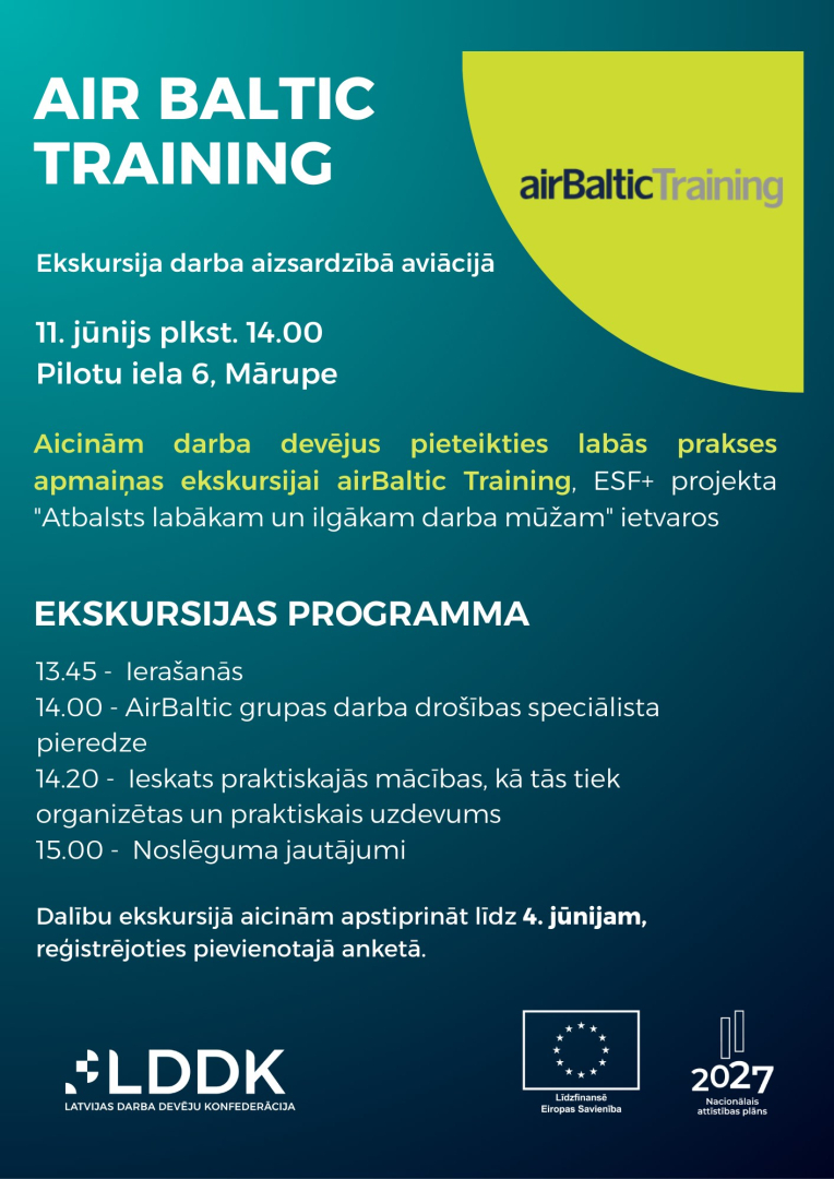 ekskursijas plakāts