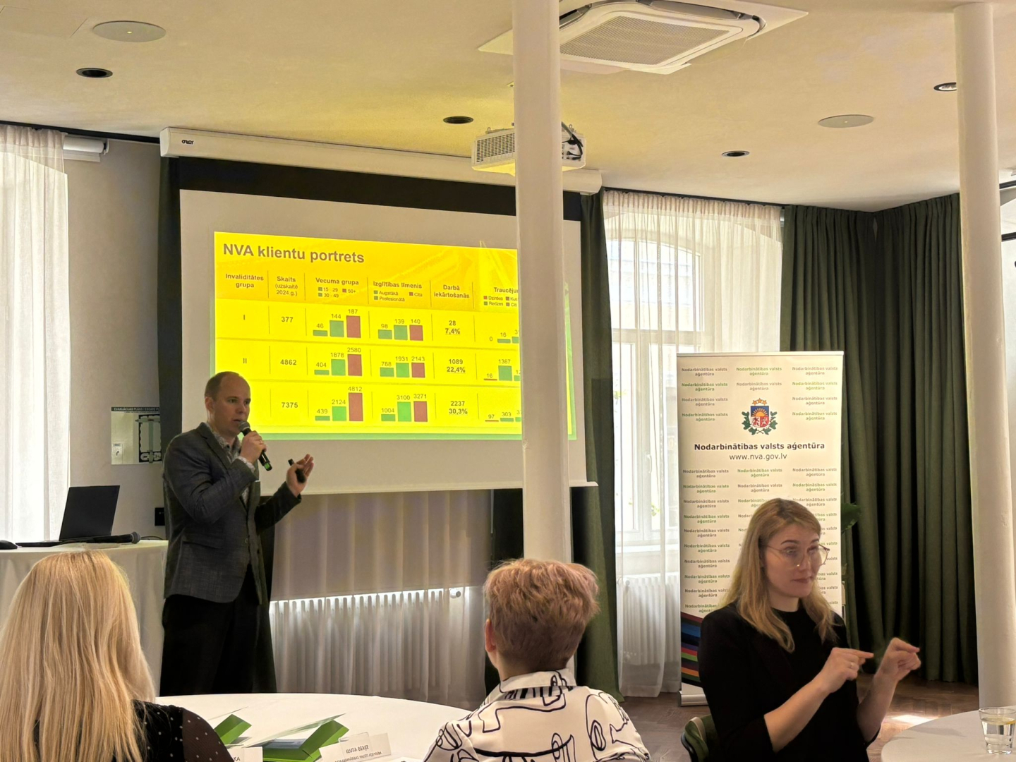 Grupas kopbilde no NVA un NVO domnīcas