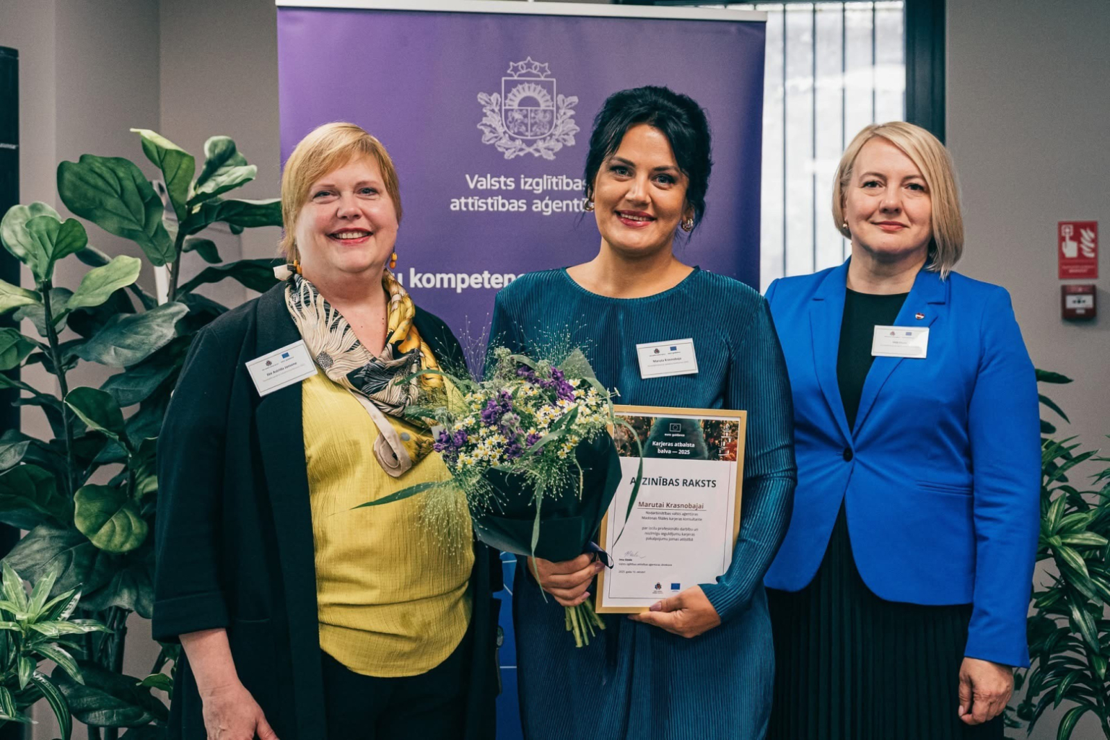Godināti Karjeras atbalsta balvas 2025 laureāti