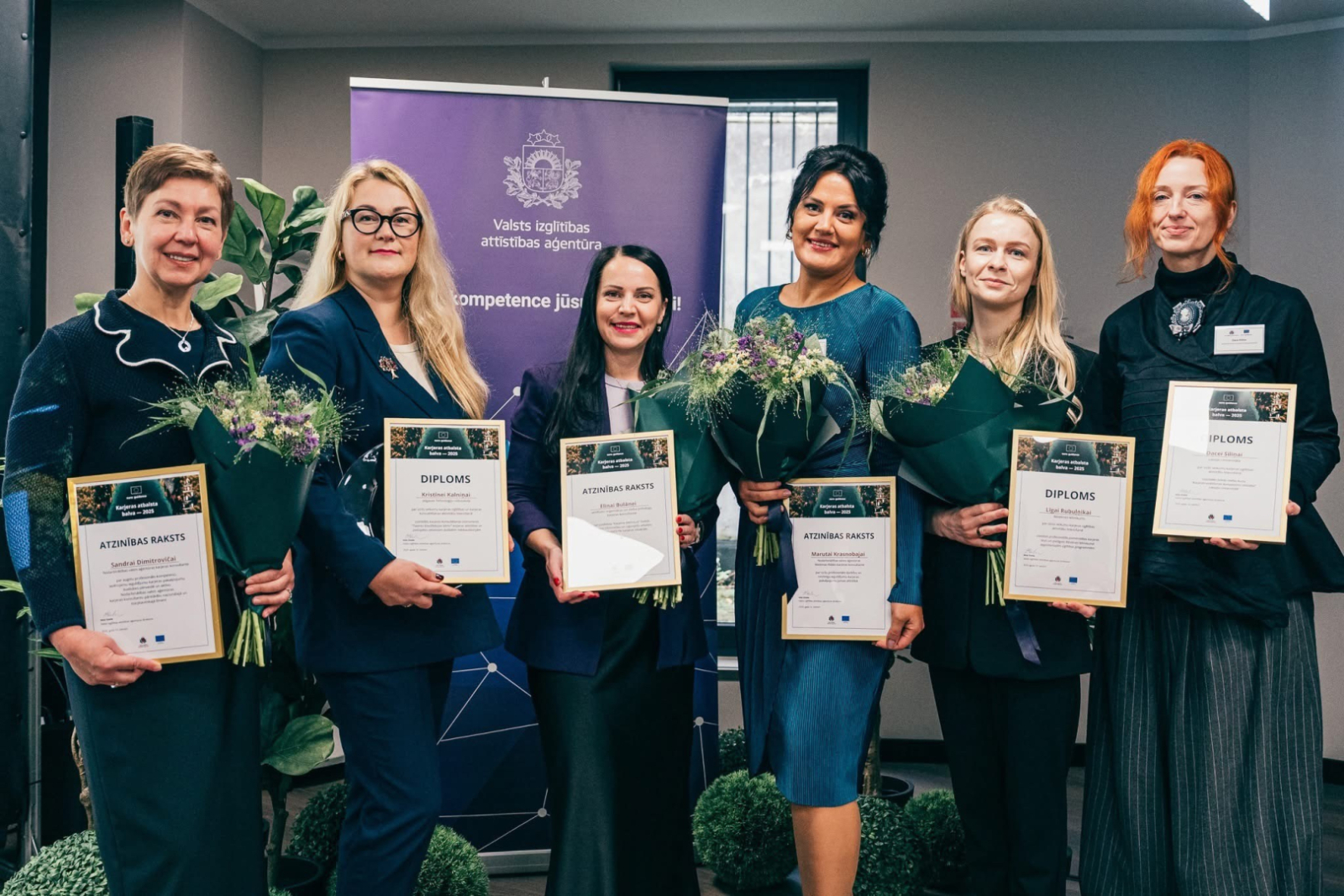 Godināti Karjeras atbalsta balvas 2025 laureāti