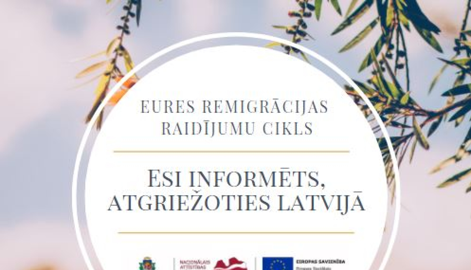 NVA logo, ESF logo ansamblis, tekstuālais saturs, foto: daba