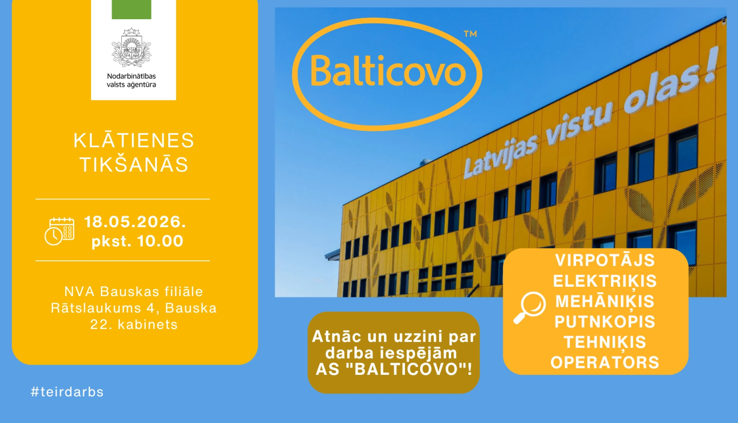 Pasākuma makets. Attēlā redzama uzņēuma ēka.