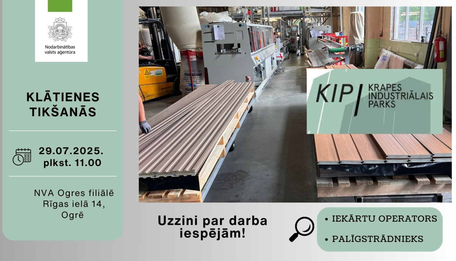 Klātienes tikšanās Rīgā ar darba devēju  SIA "Saldos Uno"