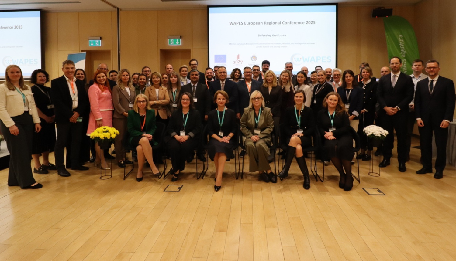 Pasaules valstu nodarbinātības dienestu asociācijas Eiropas reģionālās konferences dalībnieku kopbilde