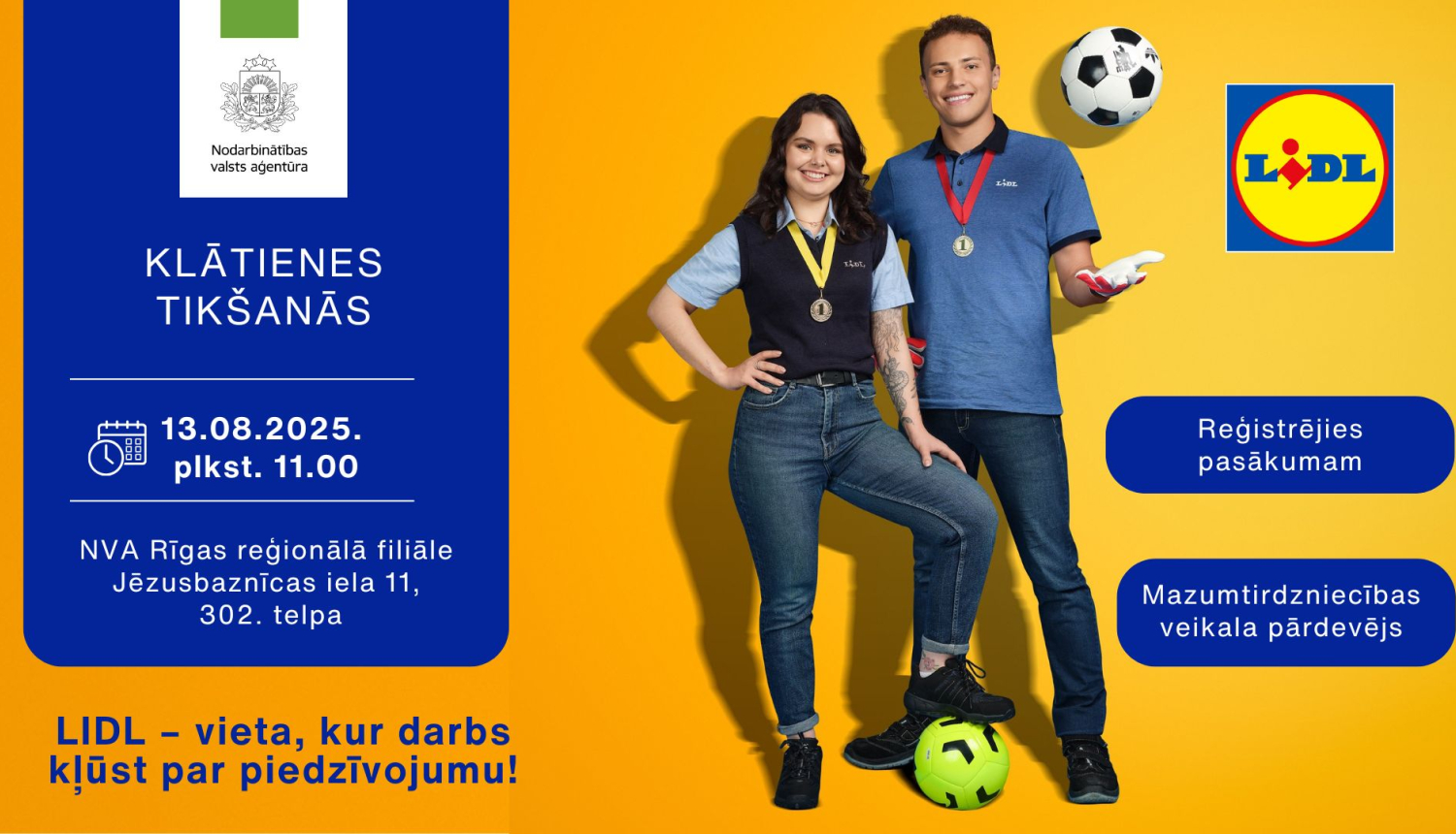 Klātienes tikšanās Rīgā par darba un karjeras iespējām uzņēmumā SIA „Lidl Latvija”