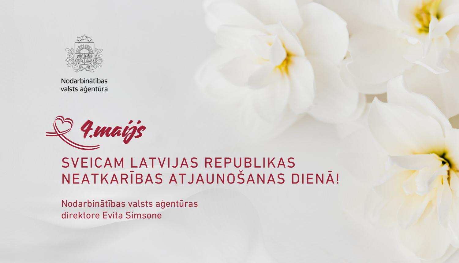 Sveicam Latvijas Republikas Neatkarības atjaunošanas dienā!