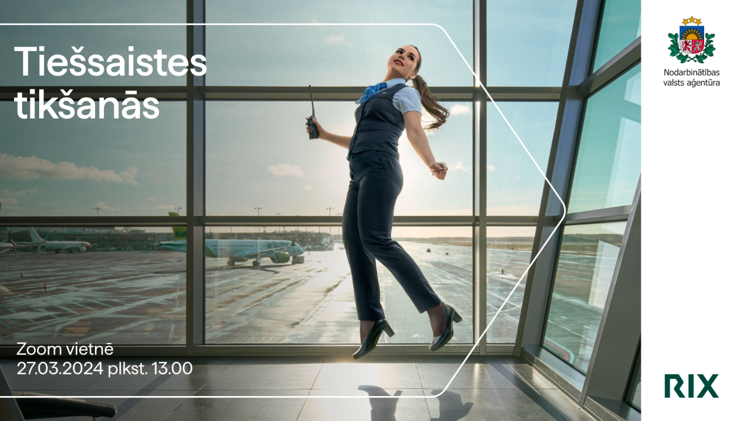 Tiešsaistes tikšanās par darba un karjeras iespējām Rīgas lidostā