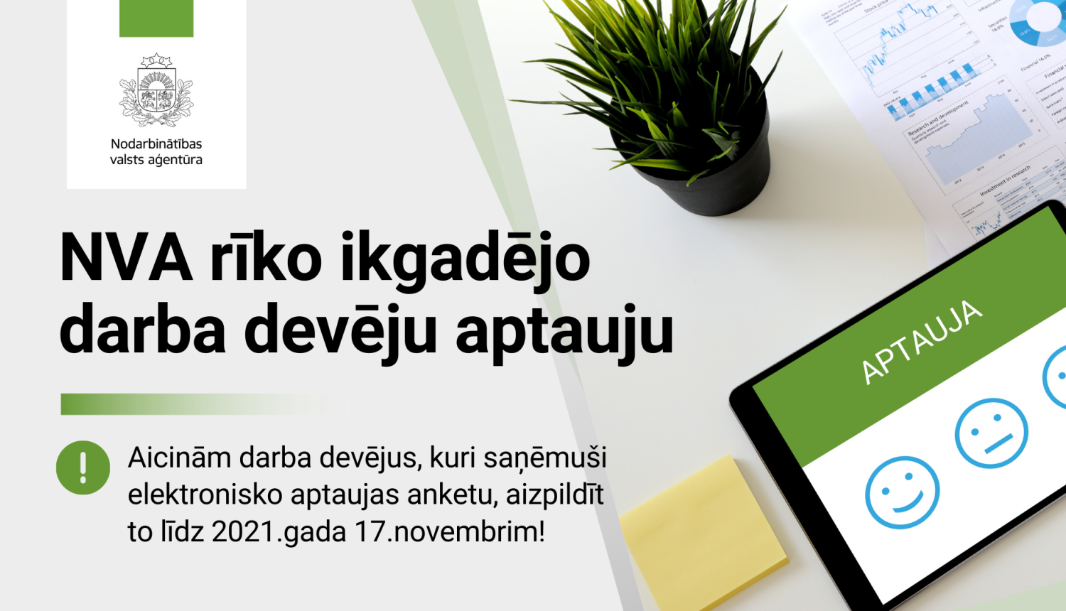 NVA logo, teksts, foto: galds birojā