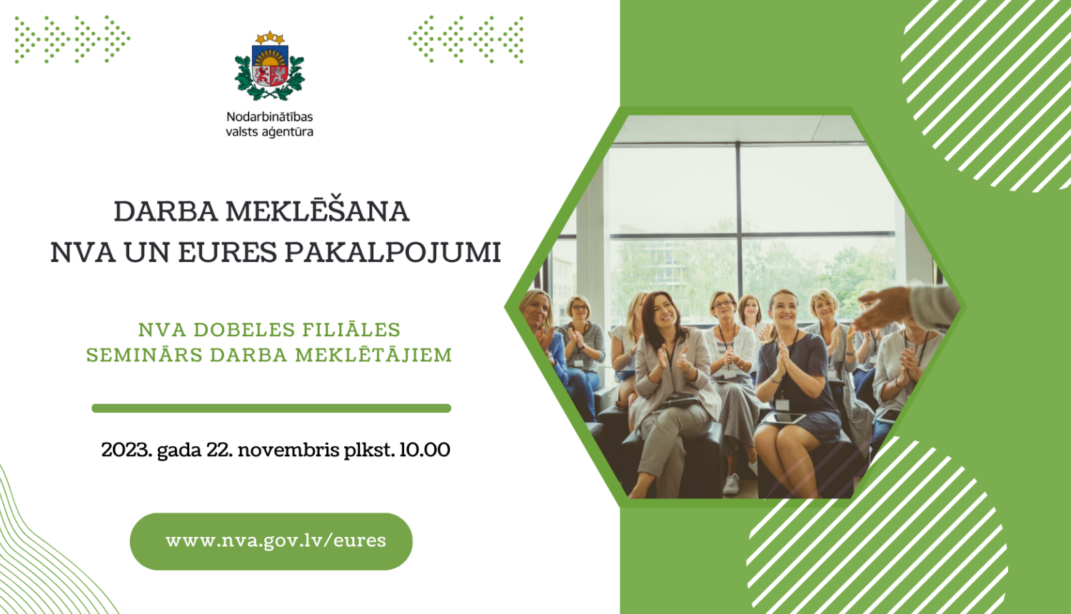 NVA un EURES tīkla informatīvais seminārs darba meklētājiem 