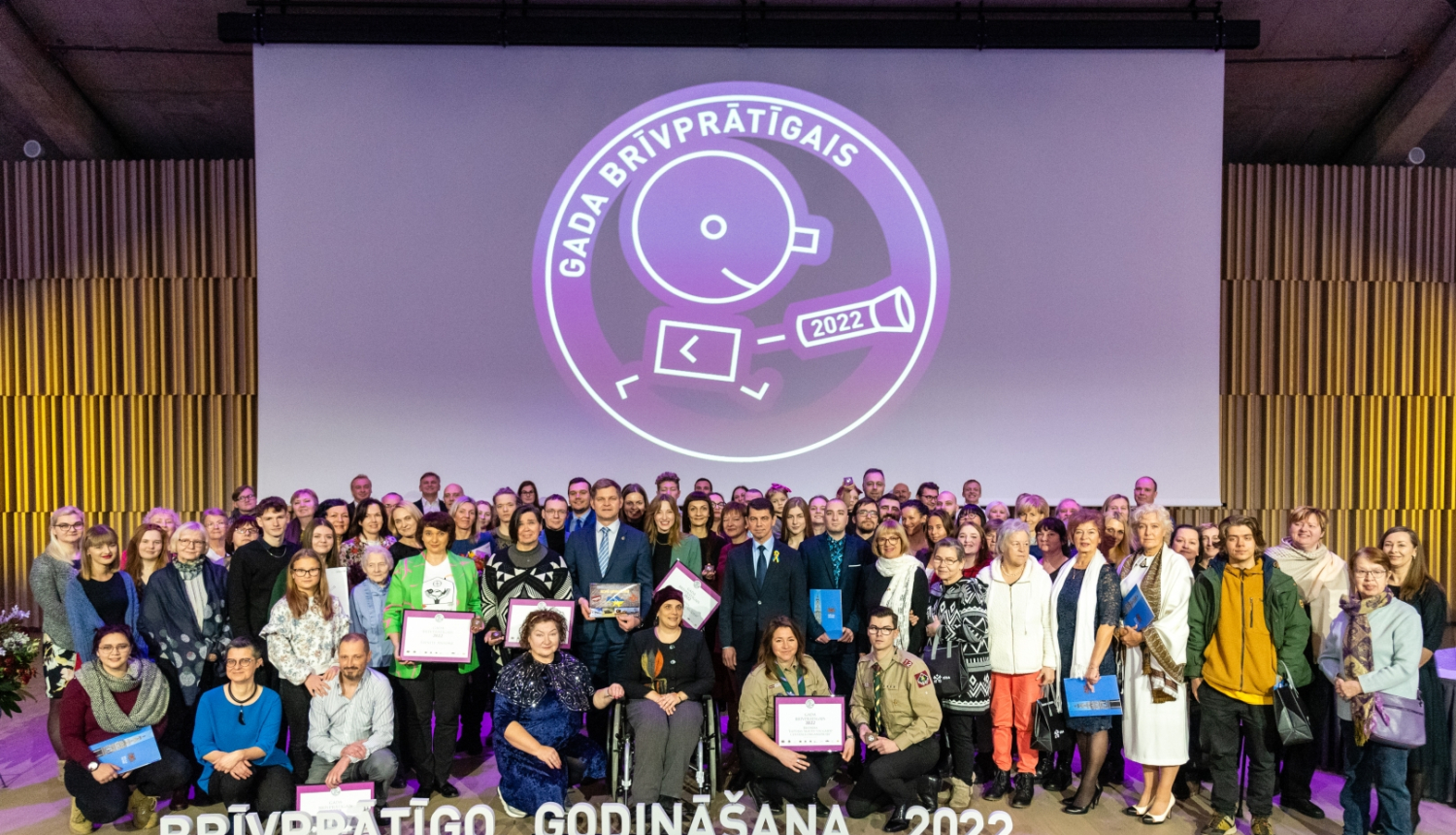 "Gada brīvprātīgais 2022" godazīmju saņēmēji