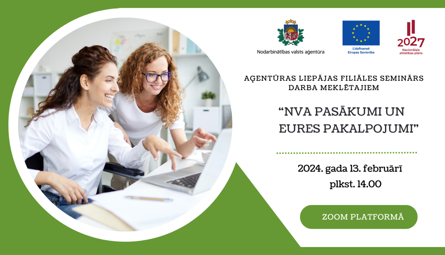 NVA pasākumi un EURES pakalpojumi