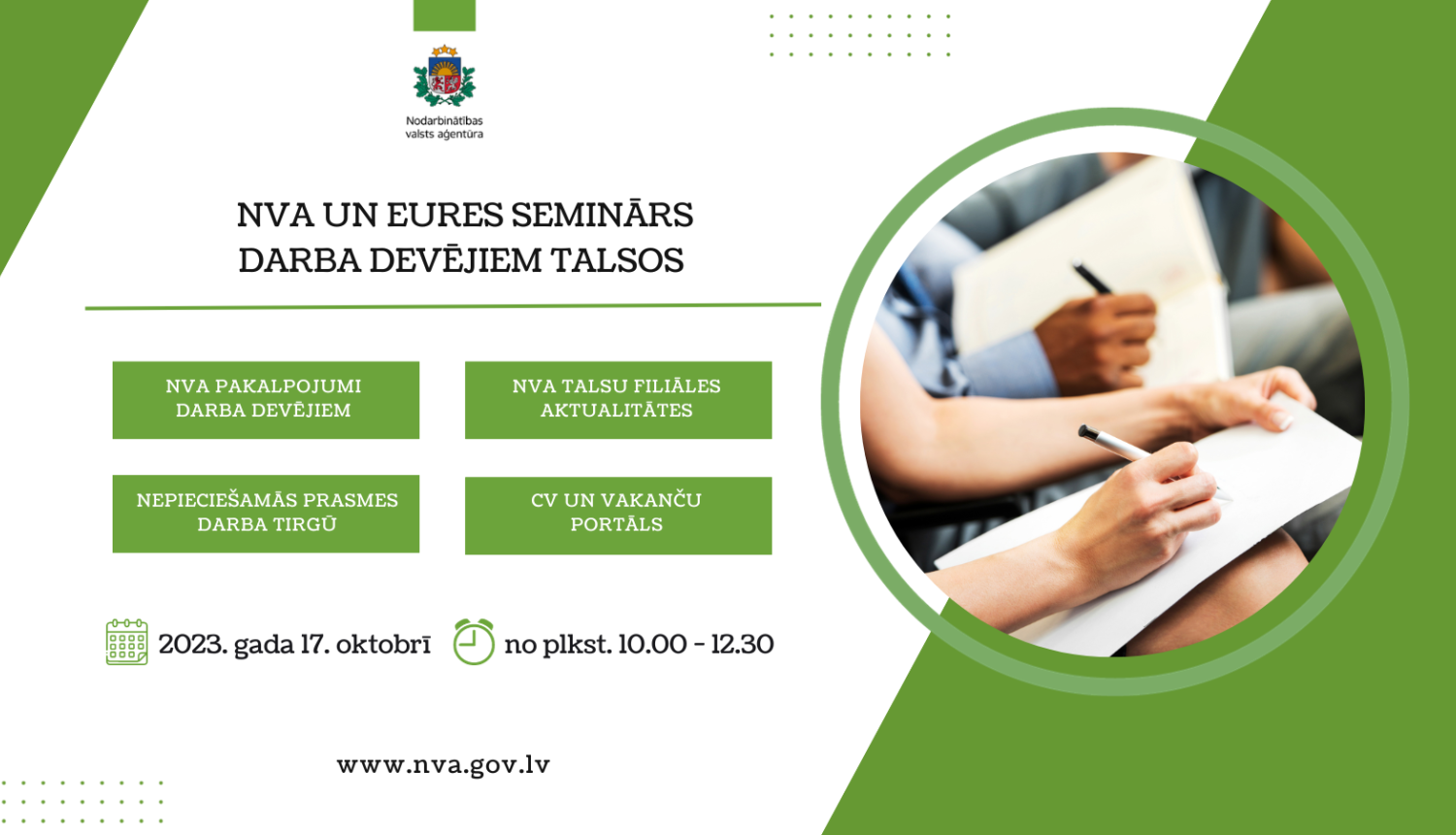 NVA un EURES seminārs darba devējiem Talsos