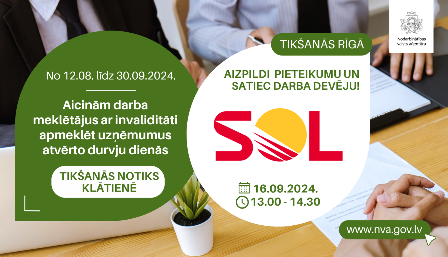 Atvērto durvju diena personām ar invaliditāti SOL Baltics OU Latvijas filiāle