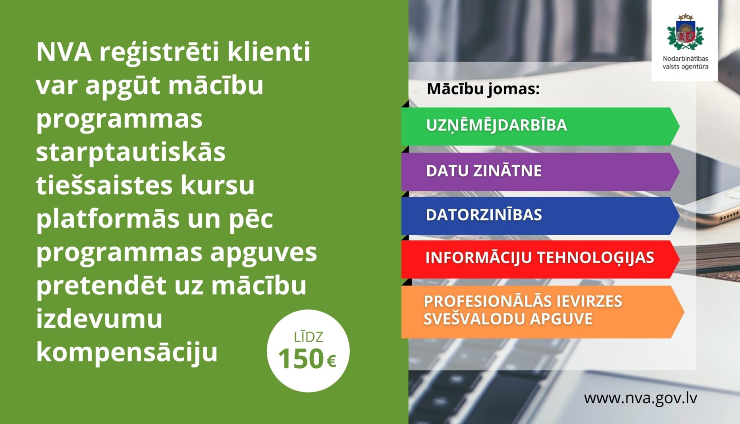 NVA logo, teksts, foto