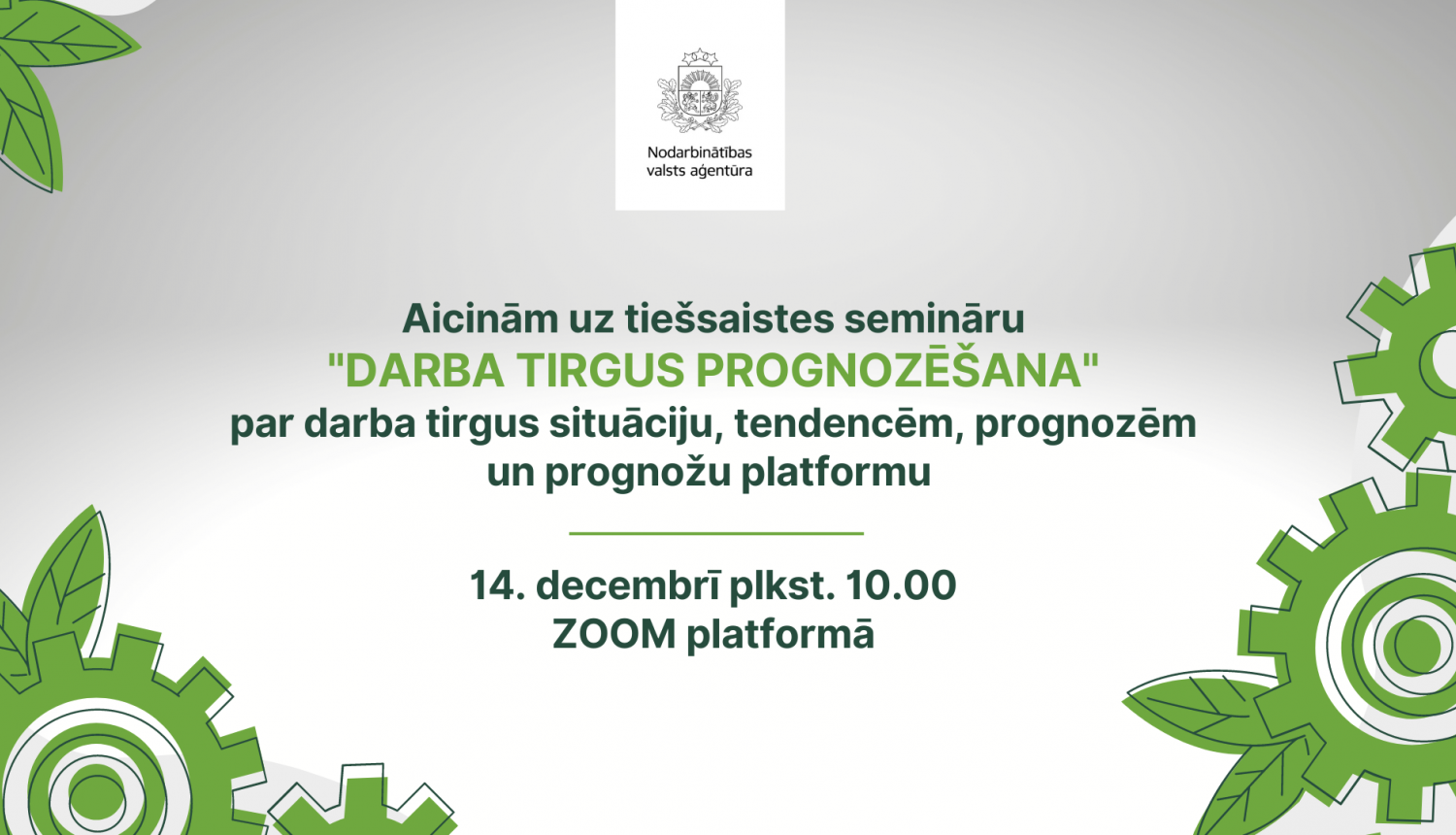 Aicinām uz semināru "Darba tirgus prognozēšana"