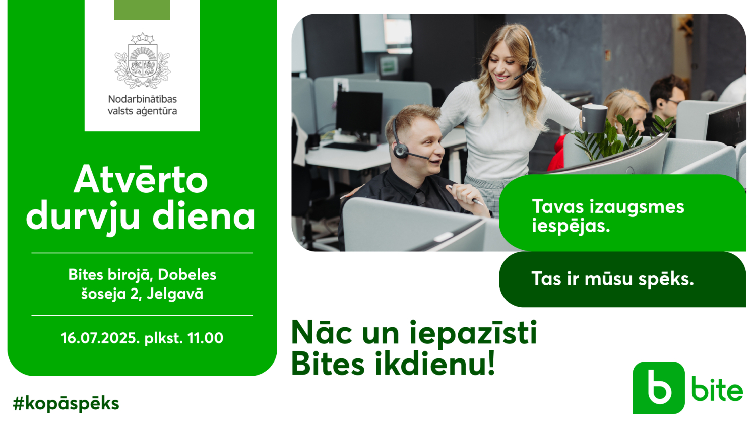 Atvērto durvju diena SIA “Bite Latvija” Jelgavā