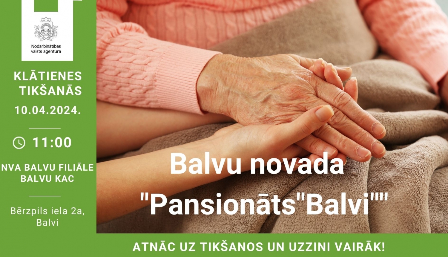 KLĀTIENES tikšanās Balvos par karjeras iespējām Balvu novada pašvaldības “Pansionātā “Balvi””