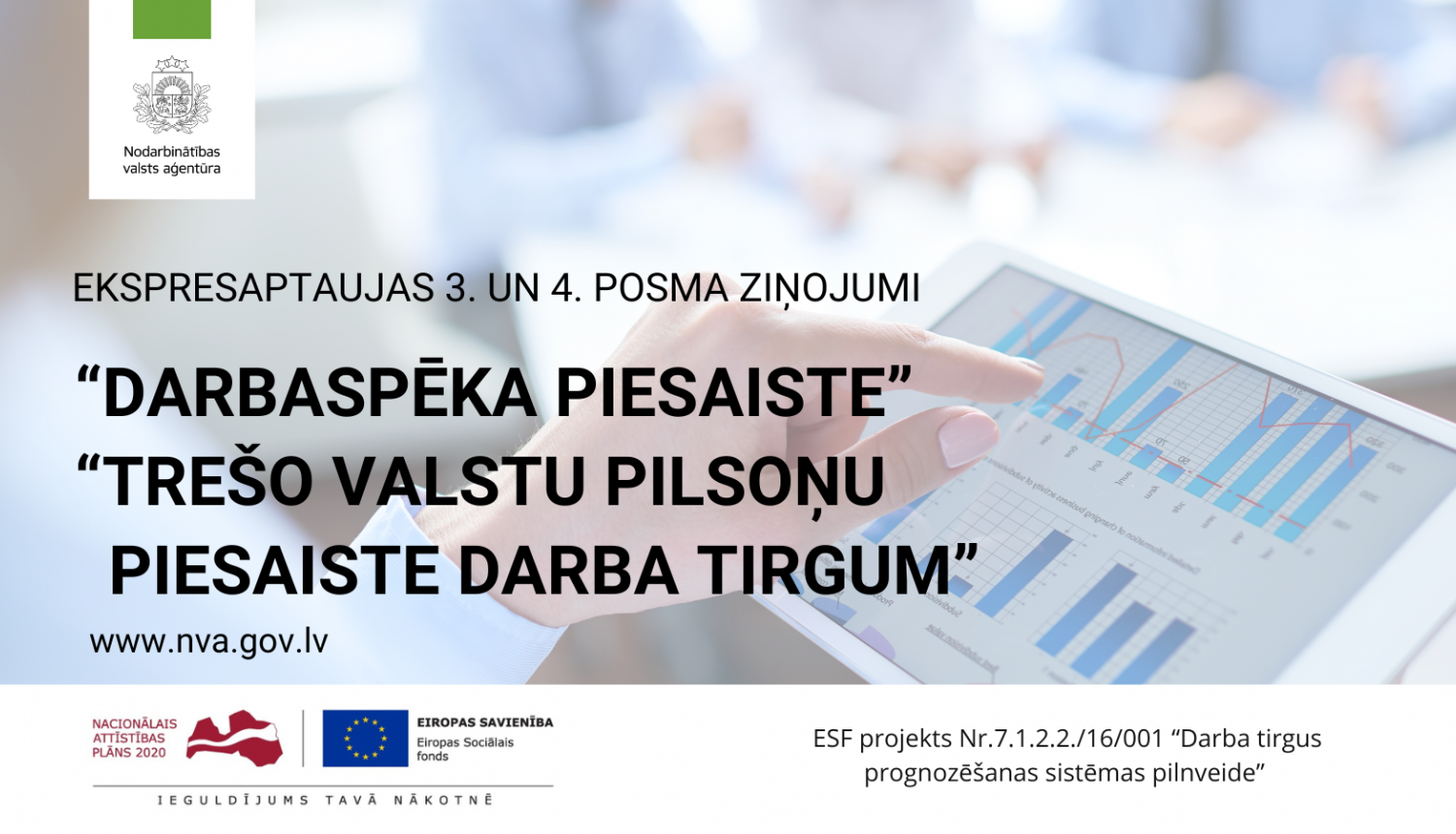 Ekspresaptaujas 3. un 4. posma Ziņojumi – “Darbaspēka piesaiste” un “Trešo valstu pilsoņu piesaiste darba tirgum”