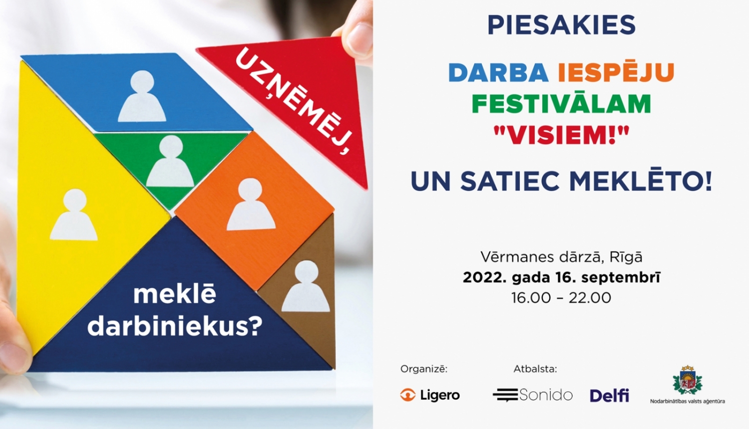 Darba iespēju festivālā “Visiem!” Informācija par fesivālu