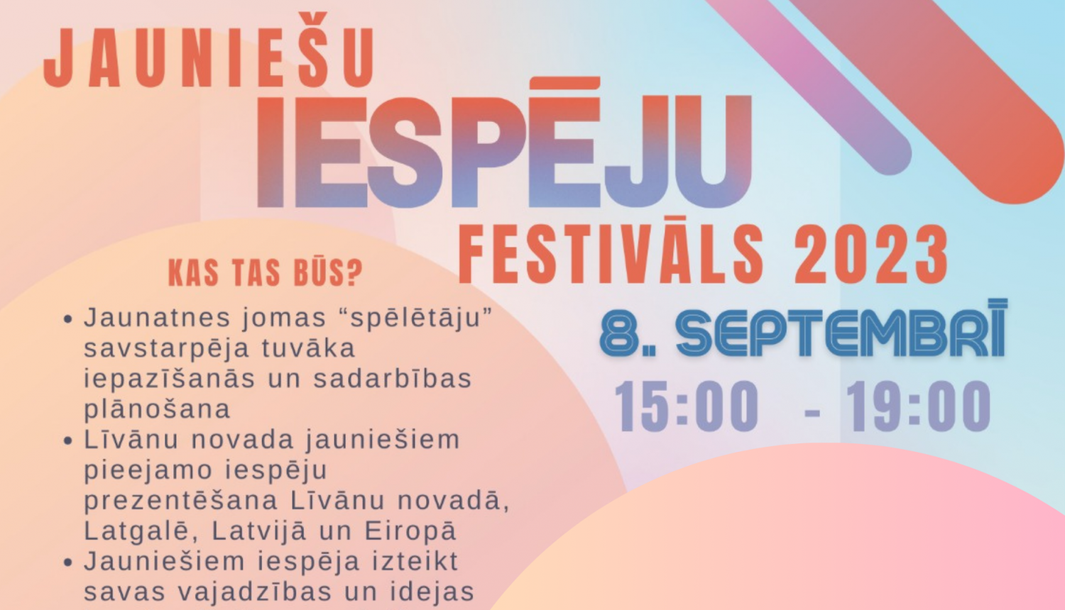 Jauniešu iespēju festivālā 2023