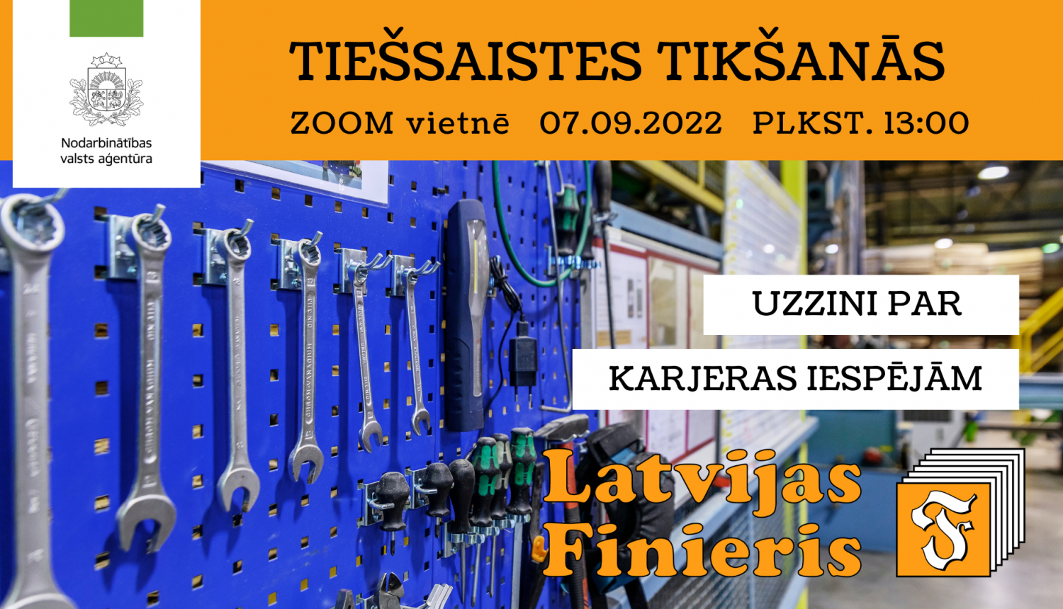 Tiešsaistes tikšanās par karjeras iespējām AS "Latvijas Finieris"