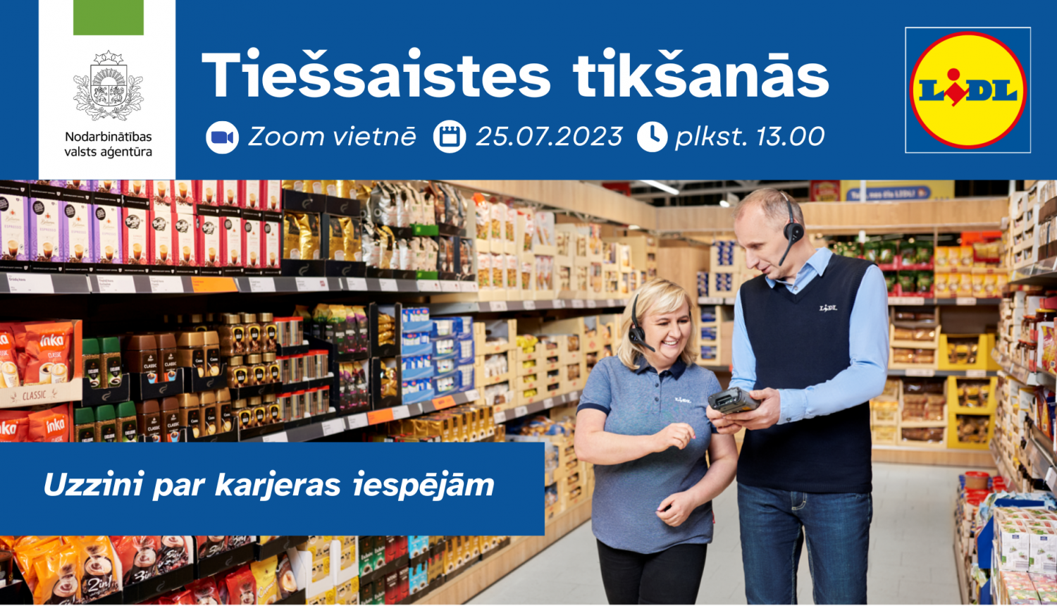 Tiešsaistes tikšanās par darba un karjeras iespējām Lidl Latvija SIA