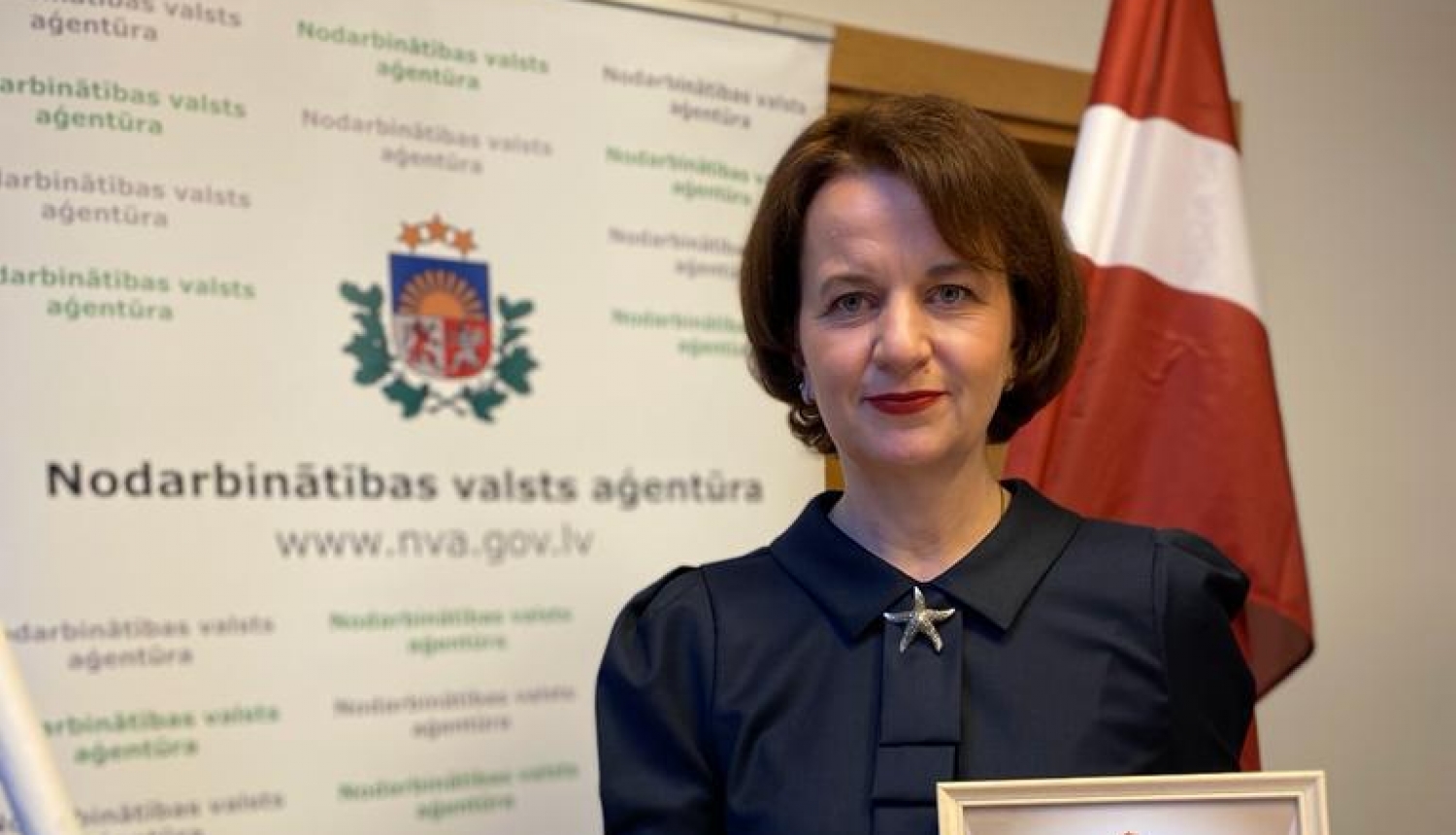Foto: Nodarbinātības valsts aģentūras direktore Evita Simsone