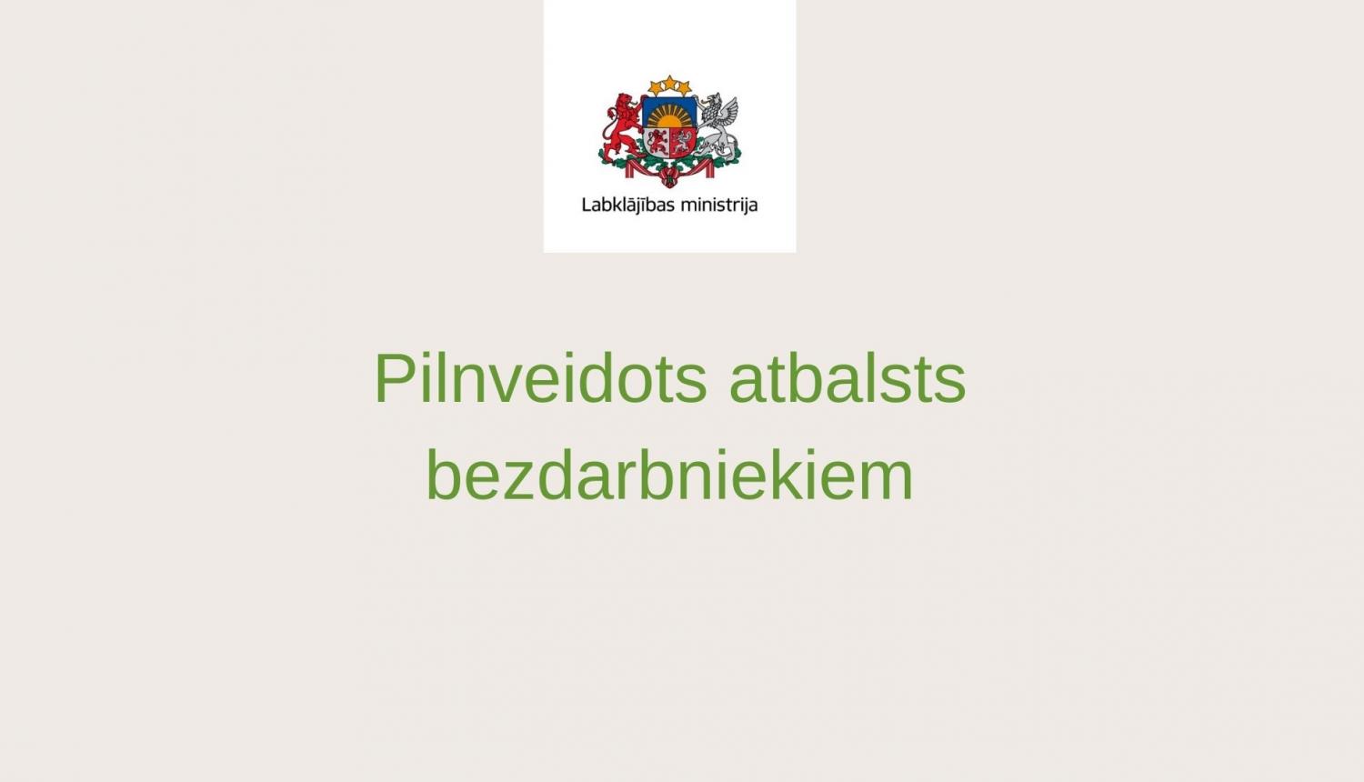 Labklājības ministrija logo un teksts