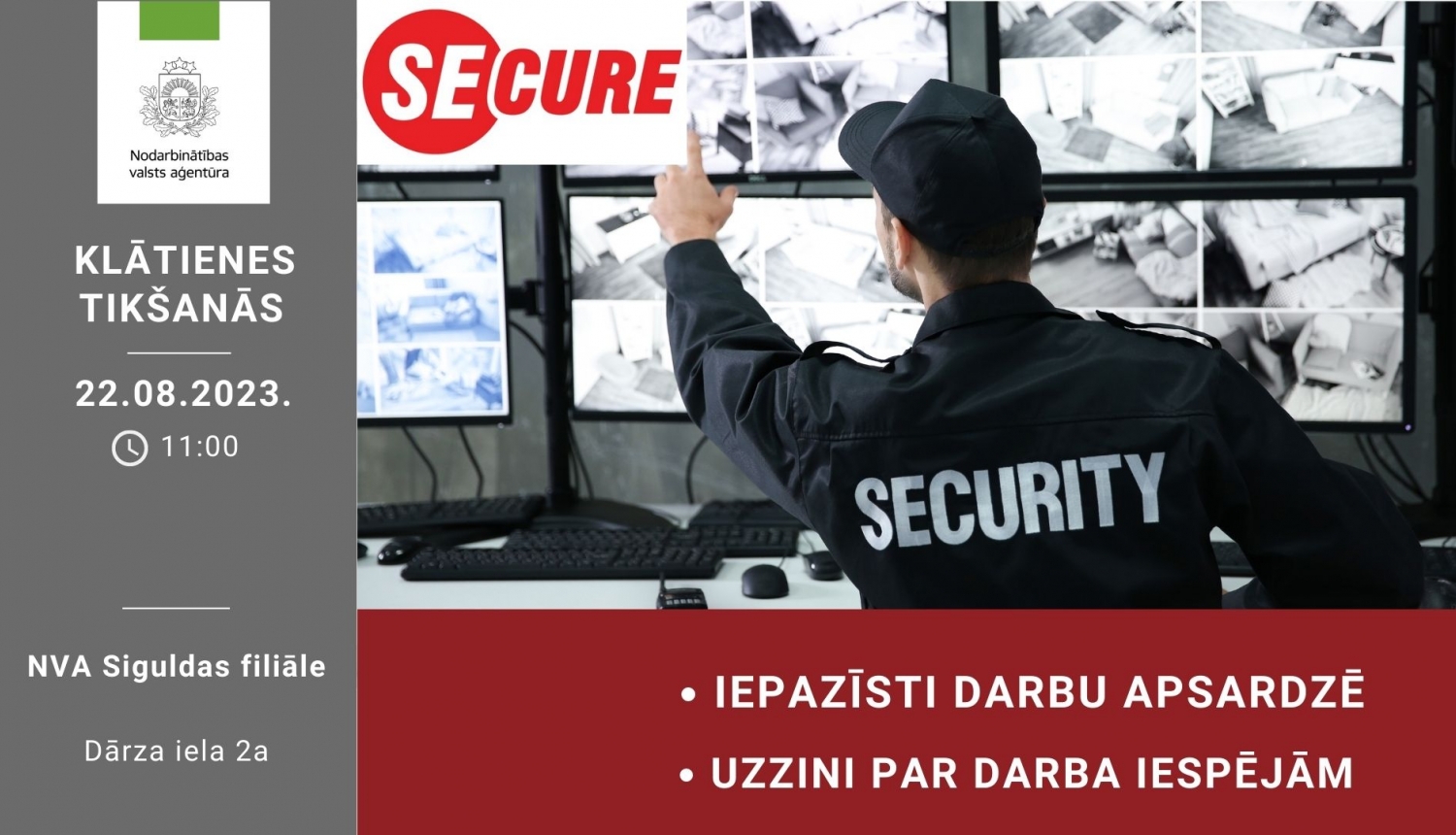 Klātienes tikšanās par darba un karjeras iespējām uzņēmumā SIA “Secure Solutions Latvia