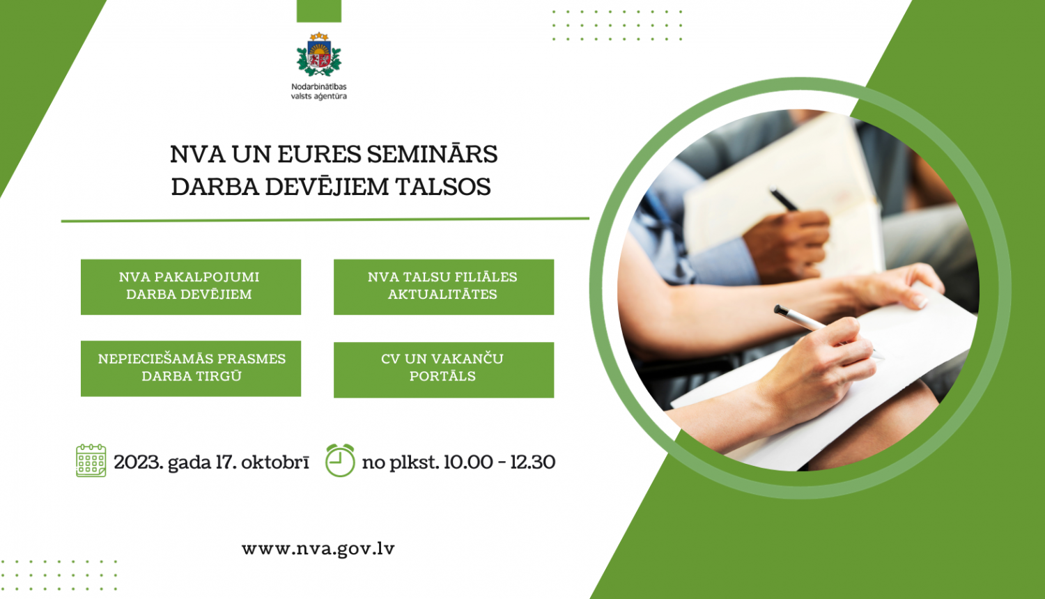 NVA un EURES seminārs darba devējiem Talsos