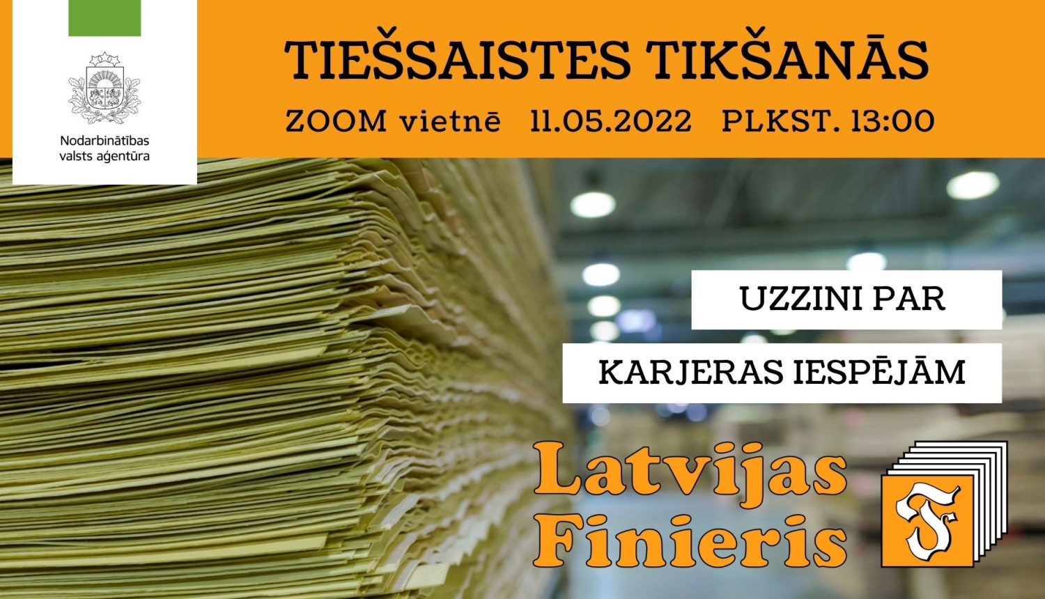 Tiešsaistes tikšanās Latvijas Finieris